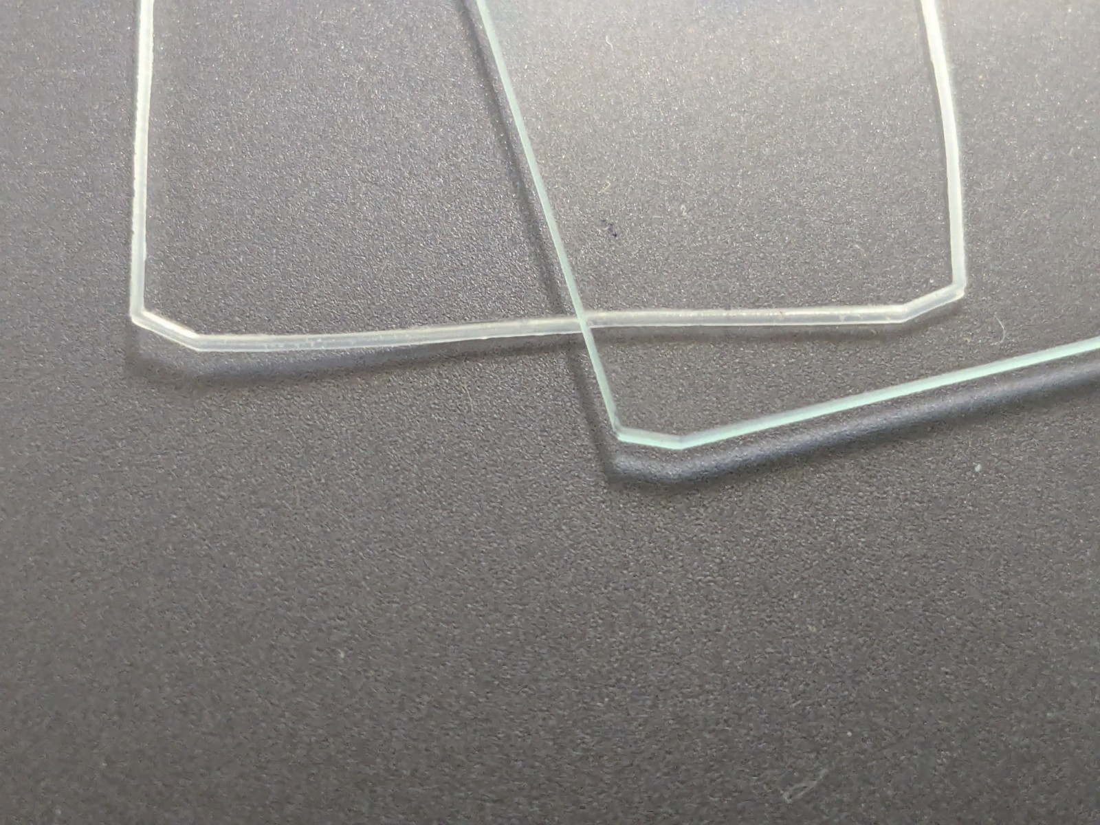 NOS Mineral / Glass Rectangle Watch Crystal MA 9319 – 26.1 mm x 21.0 mm