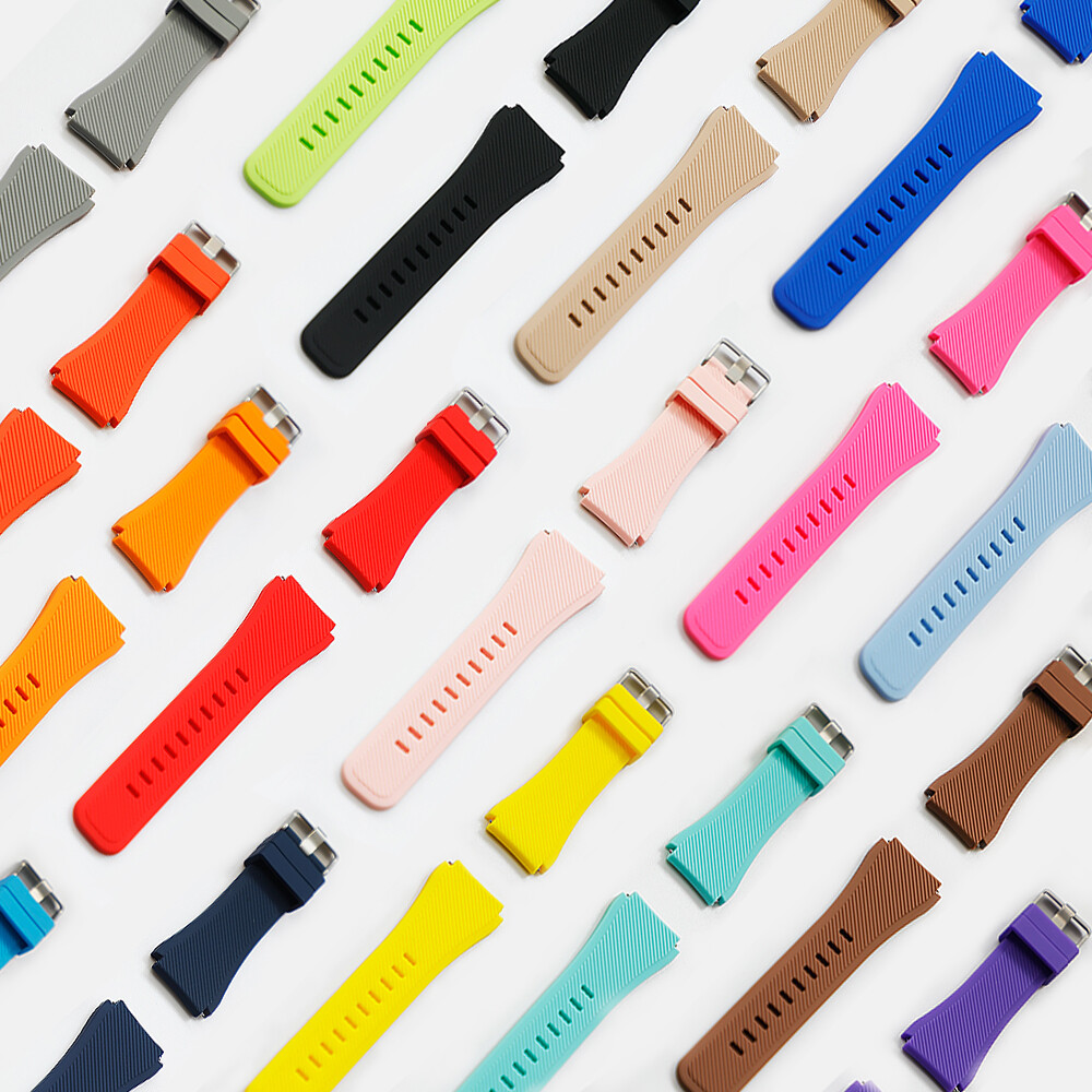 22mm Sport Silicone Watch Band Strap For Samsung Galaxy Watch 46mm SM-R800 R805U