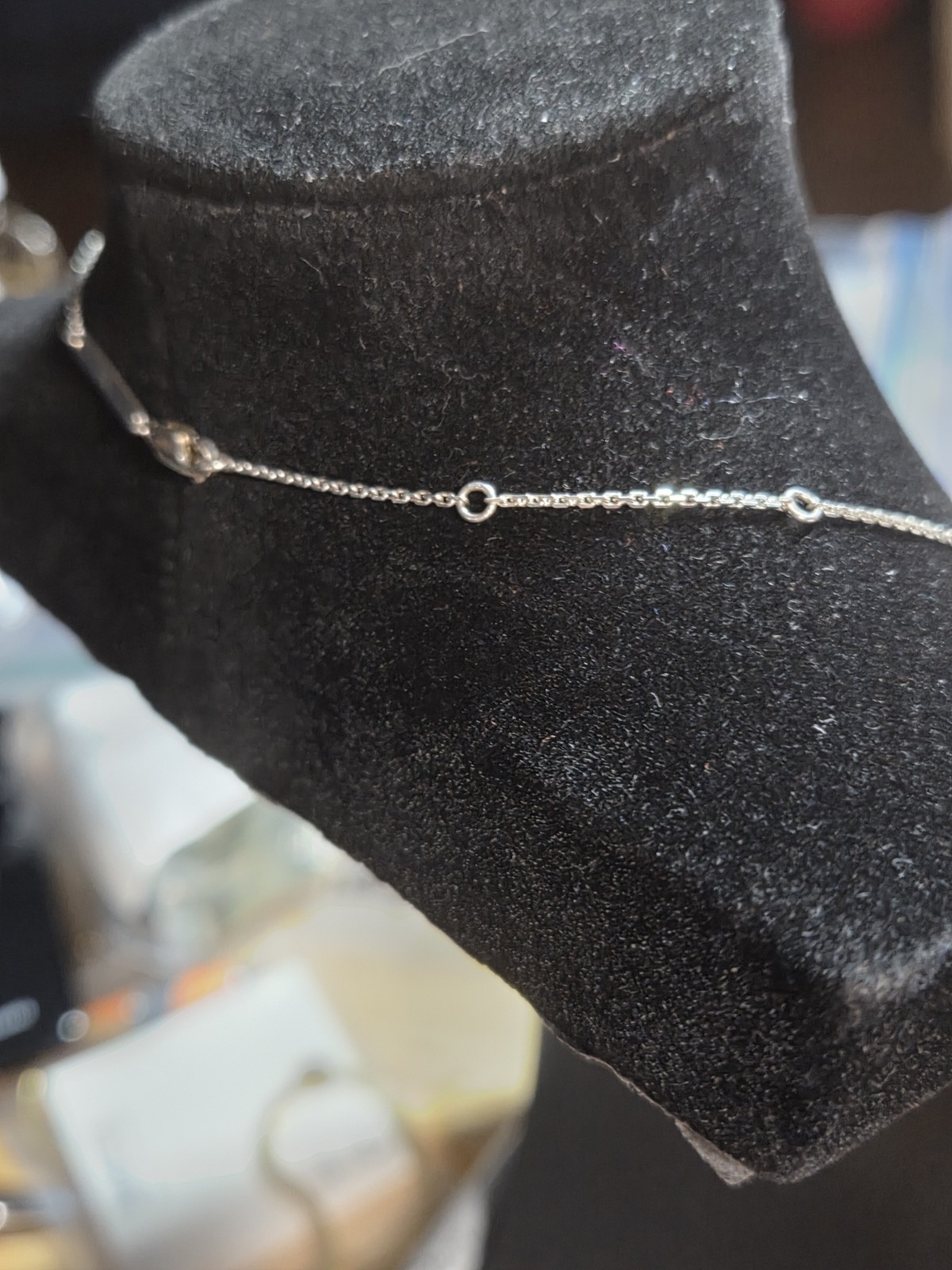 Kendra Scott 925 Sterling Silver Diamond Cut Cable Chain Necklace 16-18″ 1.95g