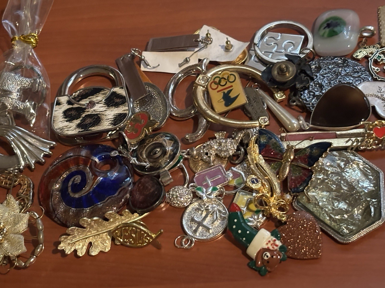 Lot Of Lapel Pins, Buttons, And Pendants