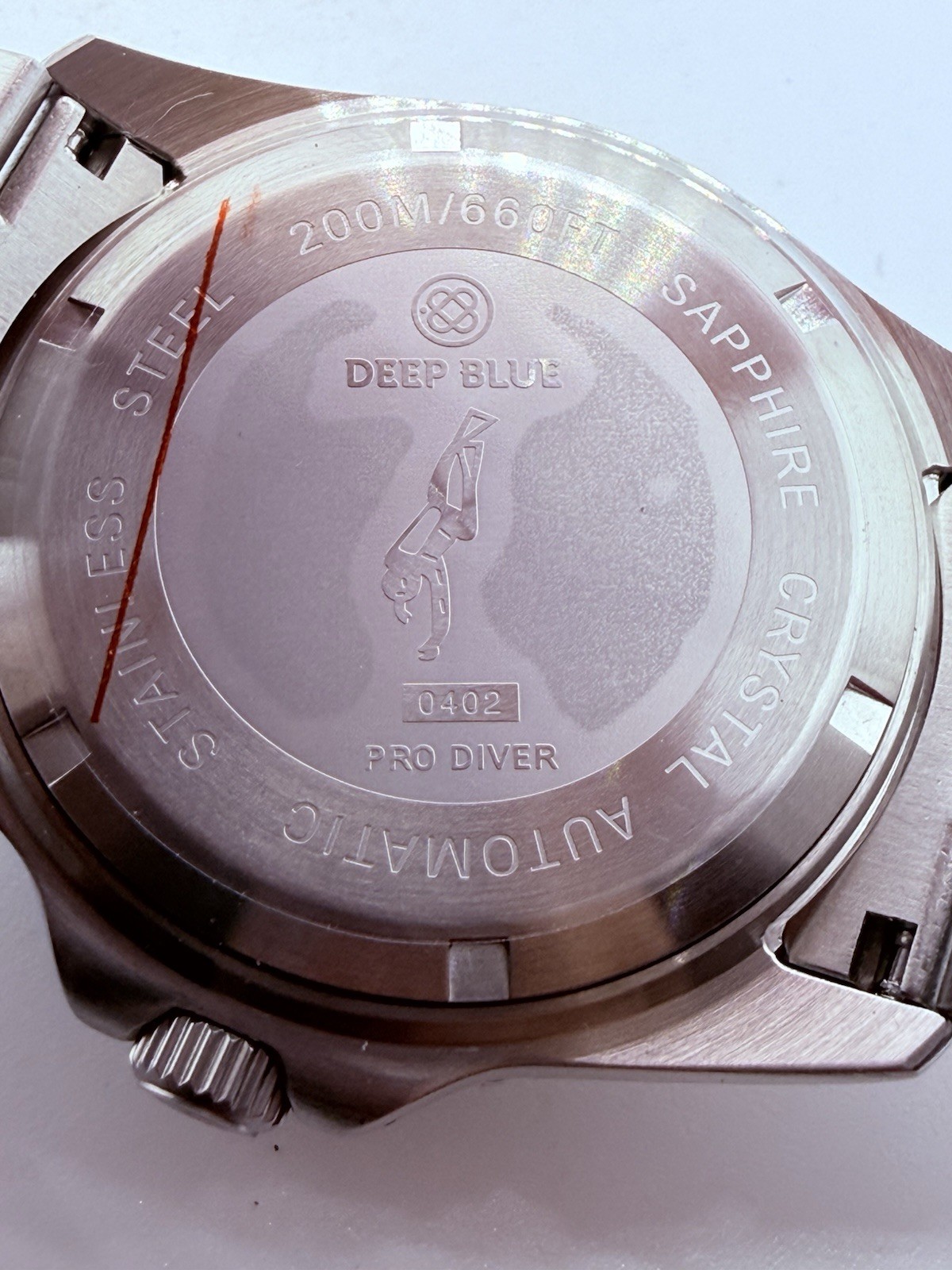 Deep Blue PRO DIVER 200 42.5MM AUTO DIVE WATCH- BLUE SANDSTONE DIAL -NEW‼️