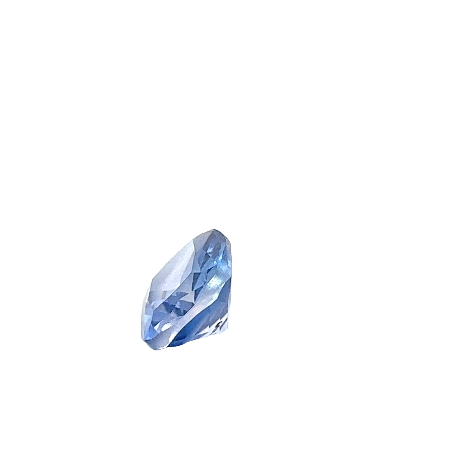 6.90ct Loose Emerald Cushion Cut Lab Created Blue Ceylon Gemstone 12 x 10mm