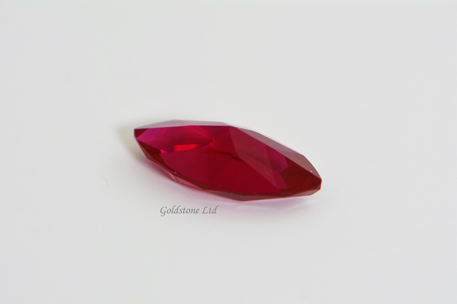Lab-Created Ruby Marquise Shape Corundum (4×2-24x12mm)
