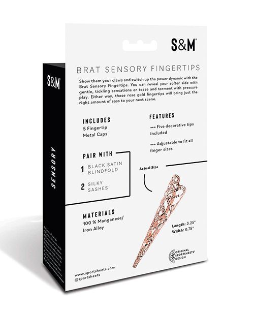 Sex & Mischief Brat Sensory Fingertips One Size 5 PCS