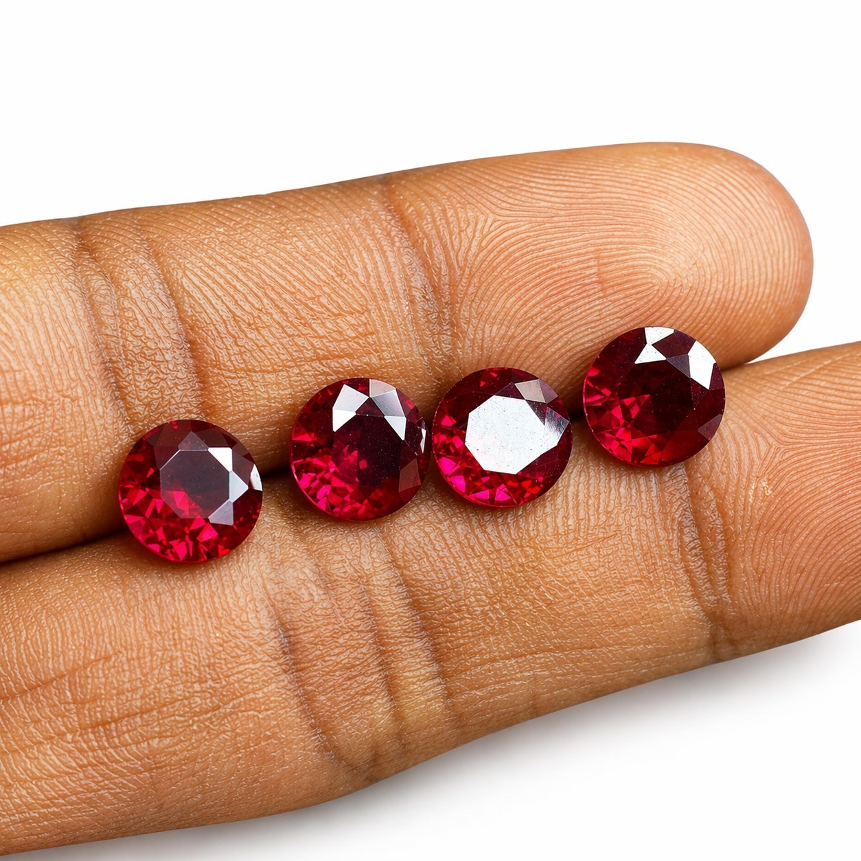BURMESE Natural Red Ruby 5000 Ct Round Shape CERTIFIED Loose Gemstone Lot