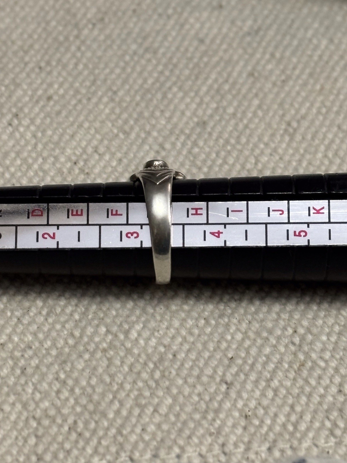 Size 3.25 Vintage Ring Sterling Silver