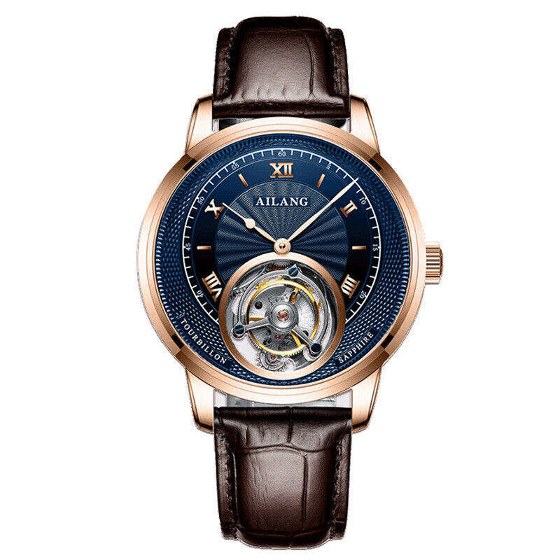 AILANG Watch Tourbillon Manual Winding Mechanical Wristwatches Men’s Watch