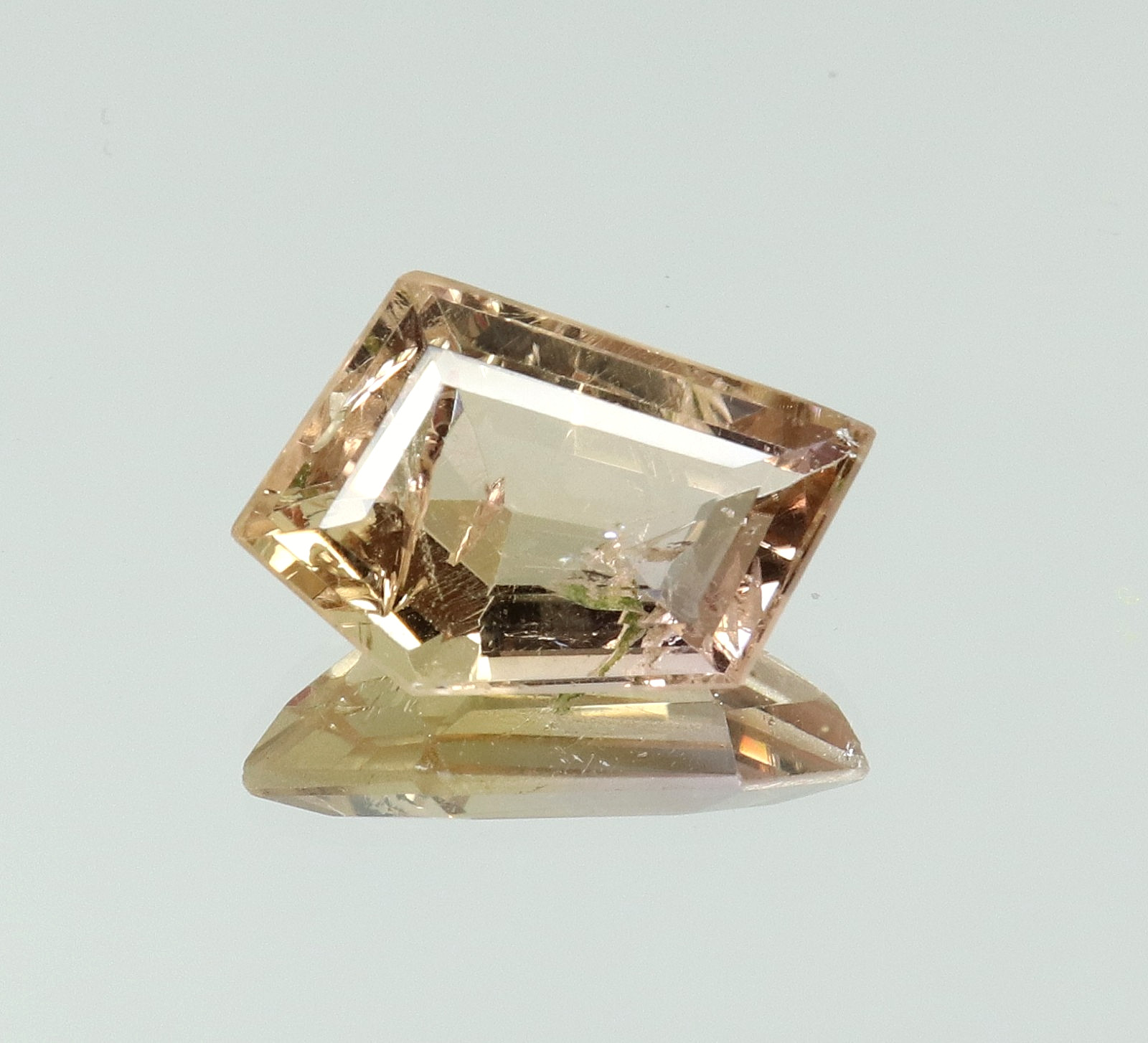 Natural Bolivia Ametrine Bi-Color 6.45 Ct Untreated Certified Loose Gemstone