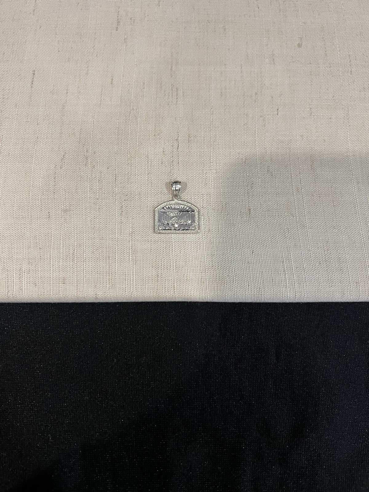 925 Sterling Silver Men Womens Small Apostles Last Supper Ultima Cena Pendant