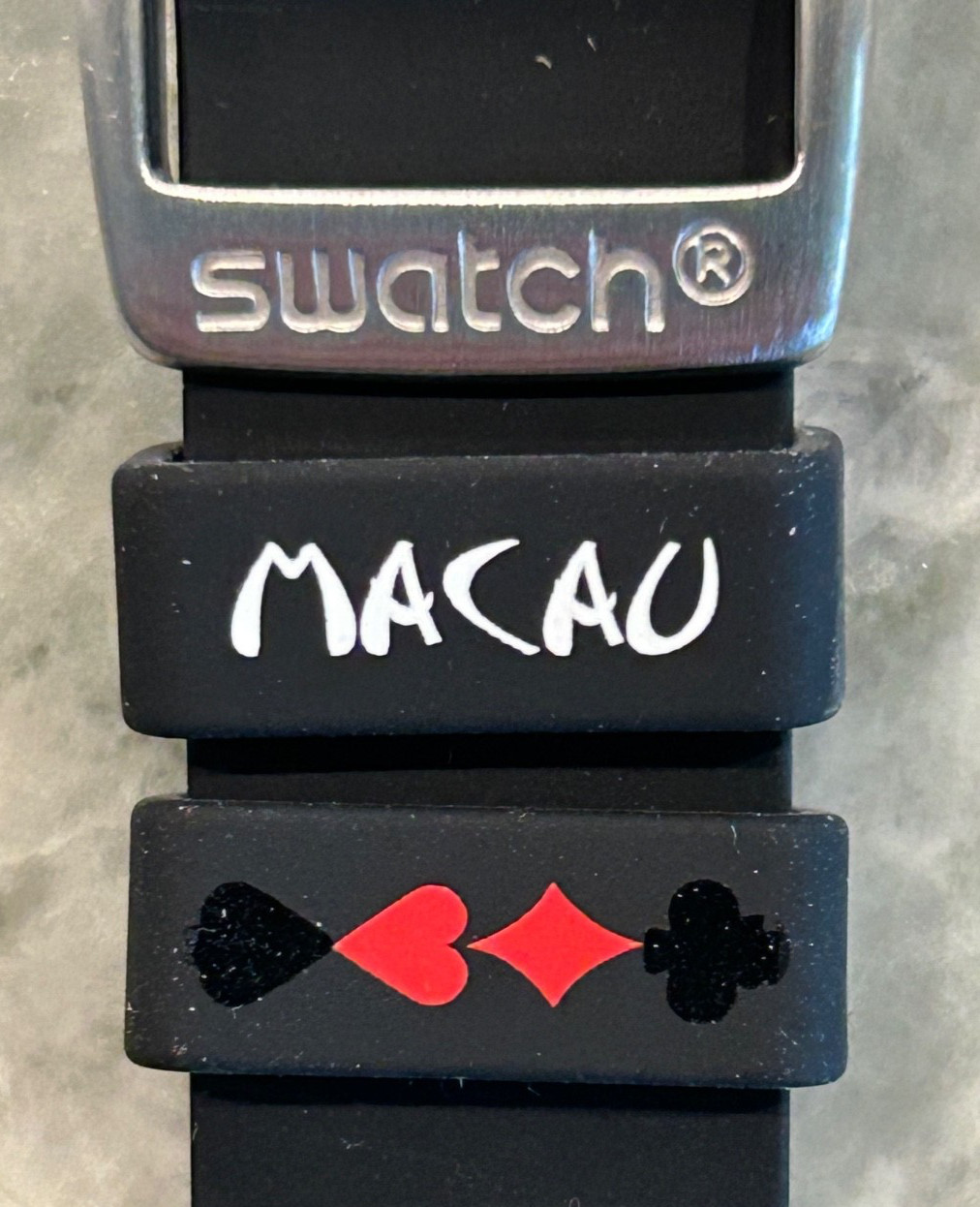 Swatch Destination Special – Greetings from Macau – YGS128C – 2016 – Irony – New