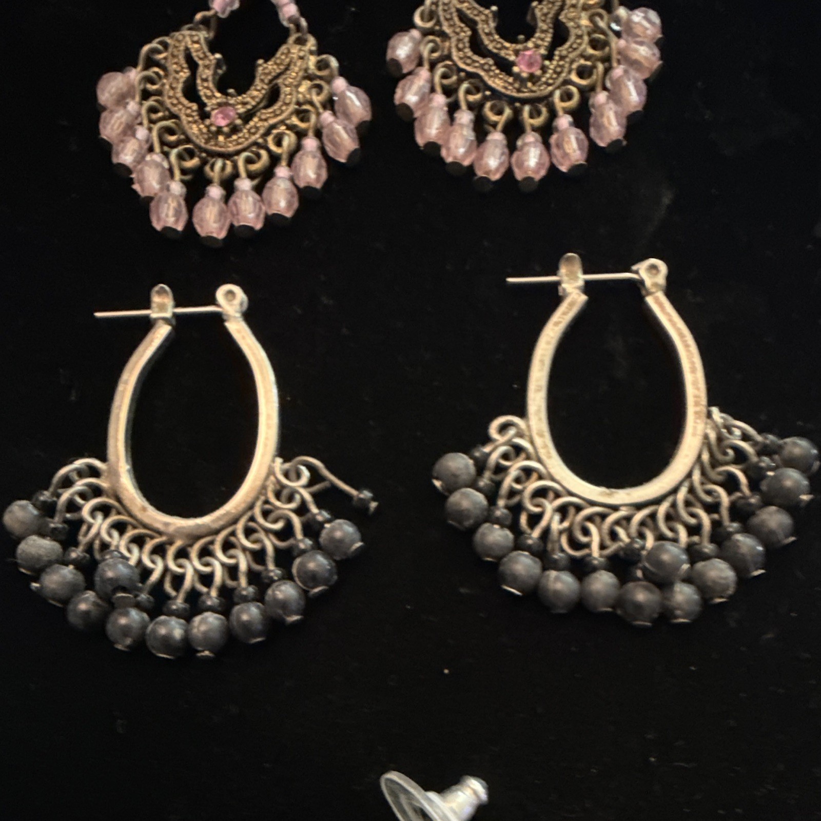 6pc Women’s Fashion Jewelry Mixed Lot Earrings, Bangle & Bracelet Multicolor