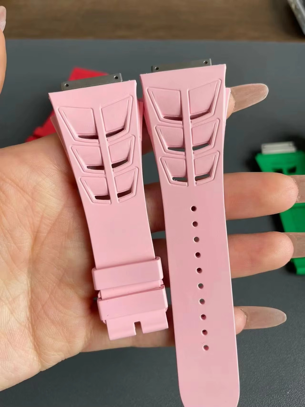 M Size Replacement FKM Fluoro Rubber Watch Band Strap Fits Richard Mille RM11-03