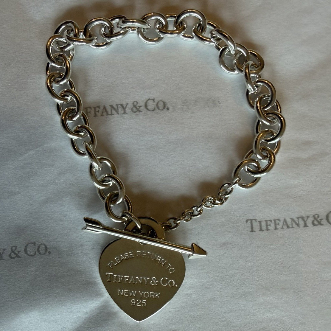 Tiffany & Co. Return to Tiffany Lovestruck heart tag bracelet, 925 silver