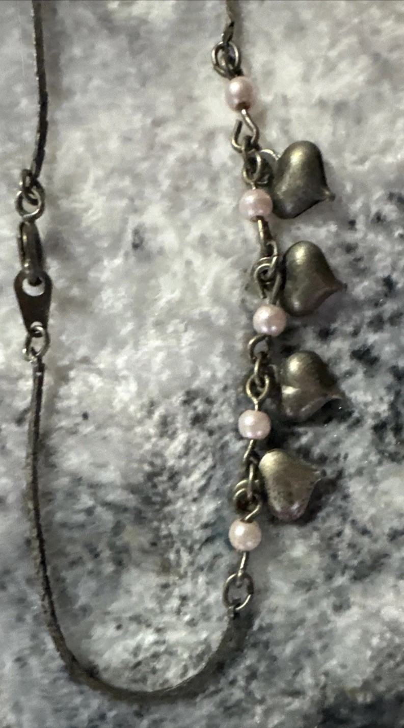 12 Vtg Bracelet Stones Metal Faux Pearl Beads Some Stretchable
