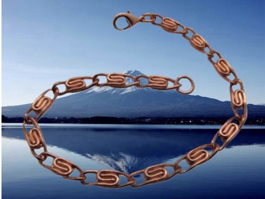 Solid Copper Anklet CA606G -3/16 inch wide – 8 to 11 inch lengths