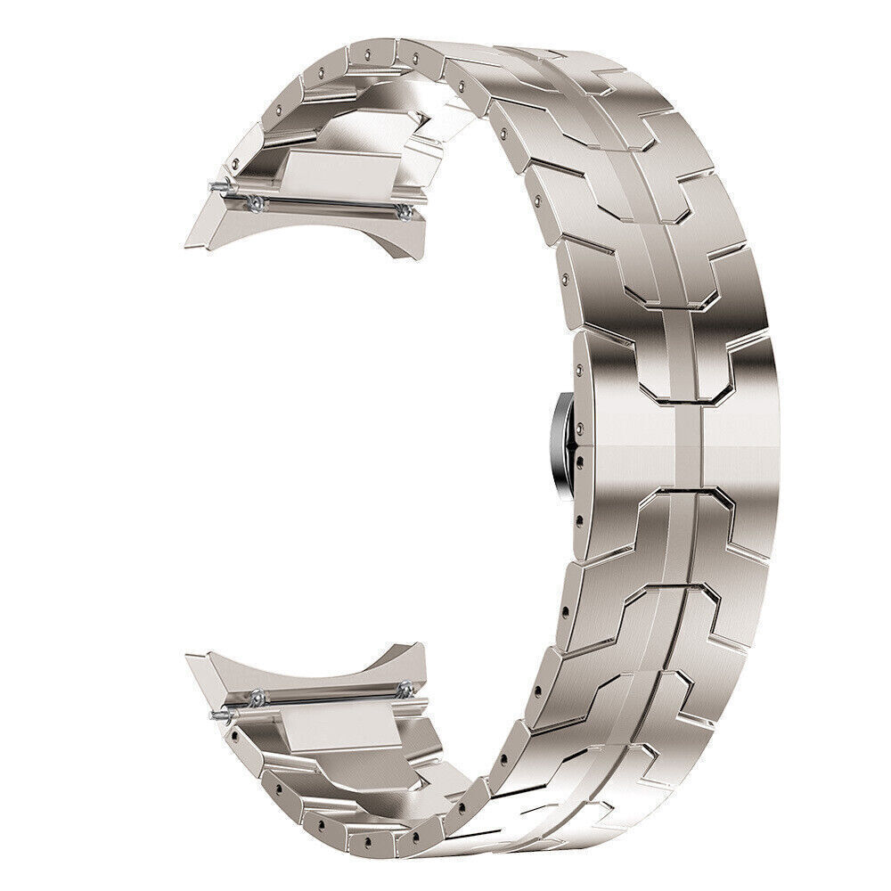 For Samsung Galaxy Watch 6 4 5 Pro 43mm 47mm Classic Stianless Steel Band Strap
