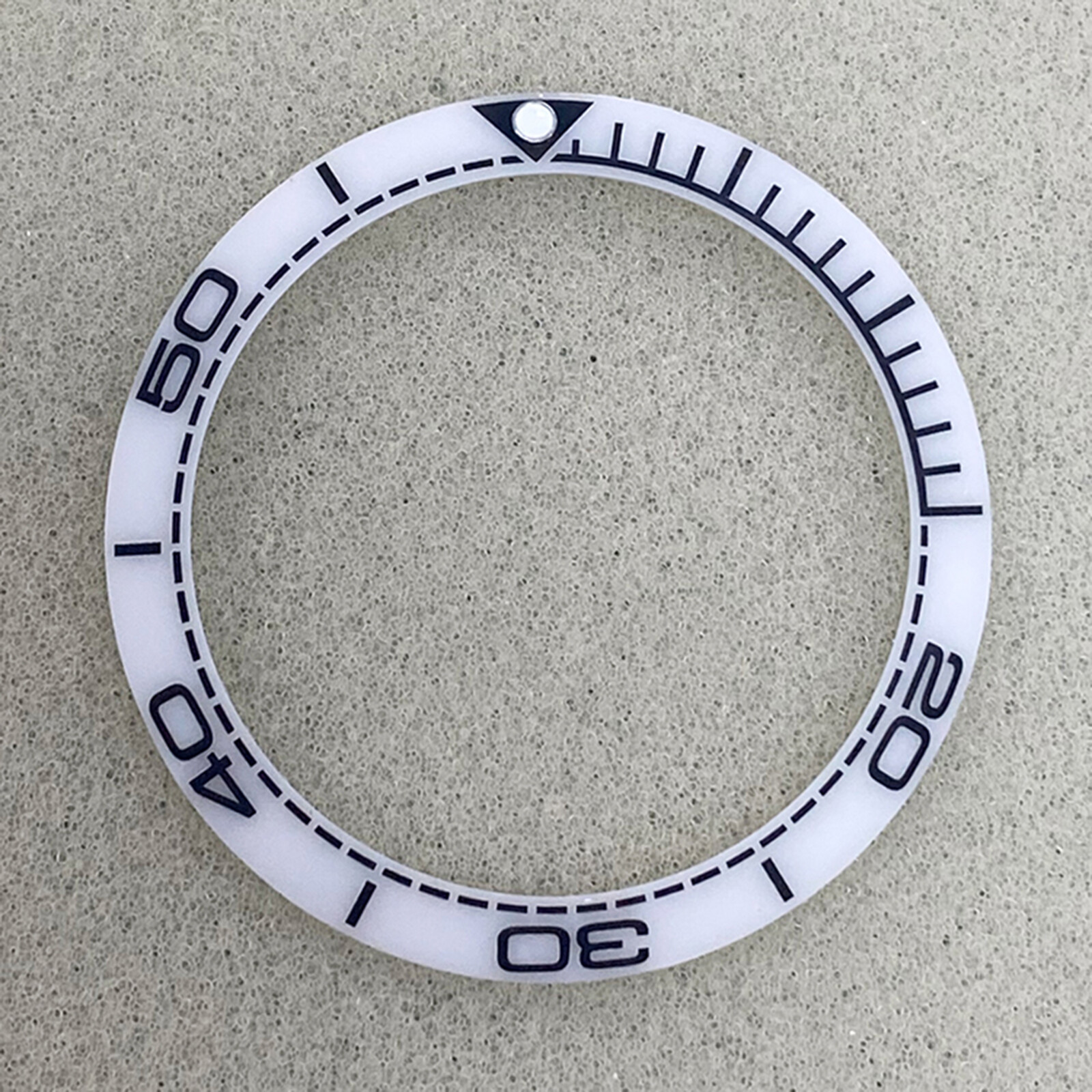 38MM*30.5mm Ceramic Bezel Sloped Watch Bezel Insert for 40mm SUB Watch Case