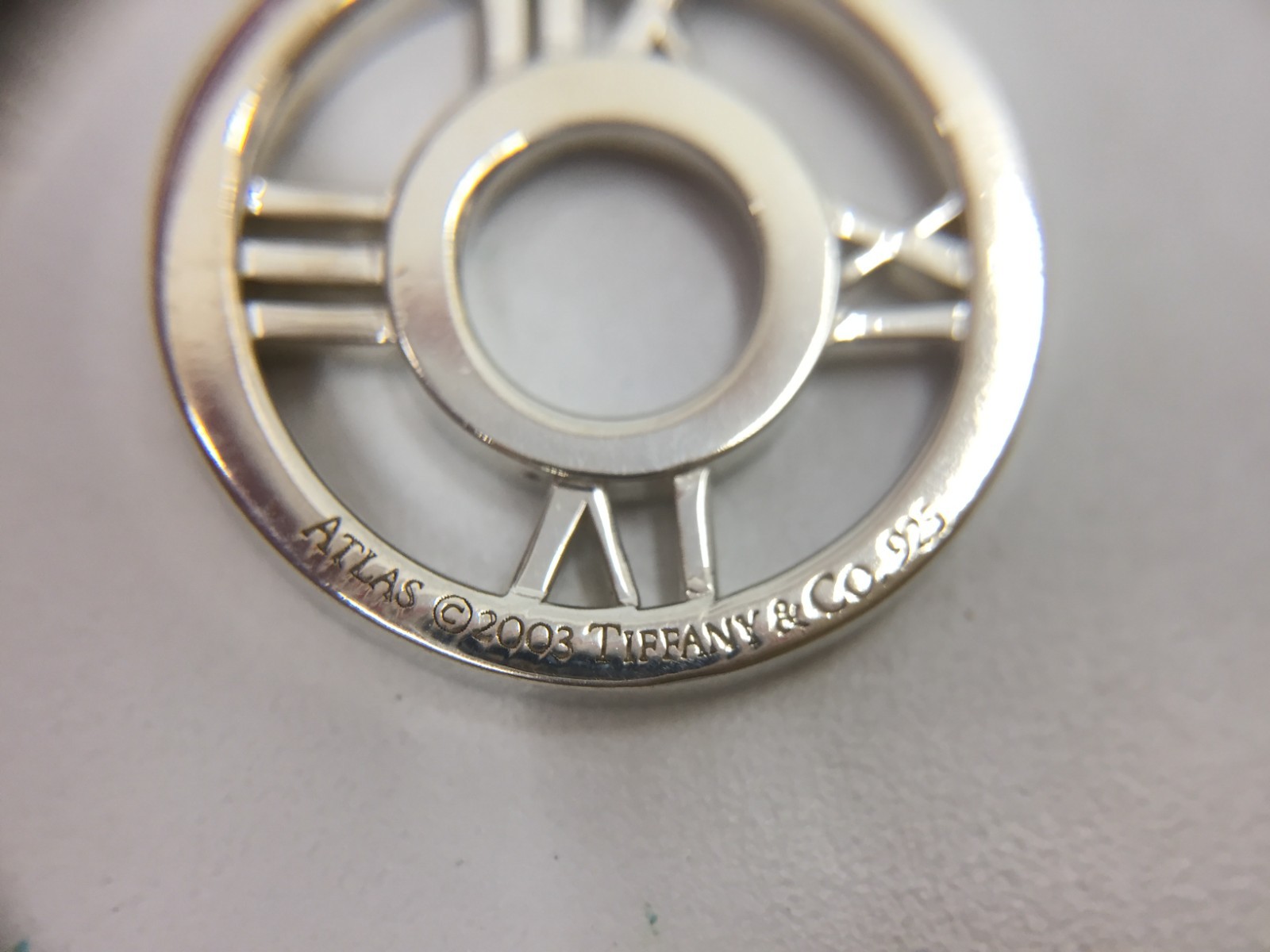 Tiffany & Co. AG 925 Silver Ring Pendant & Necklace 2F080090MS