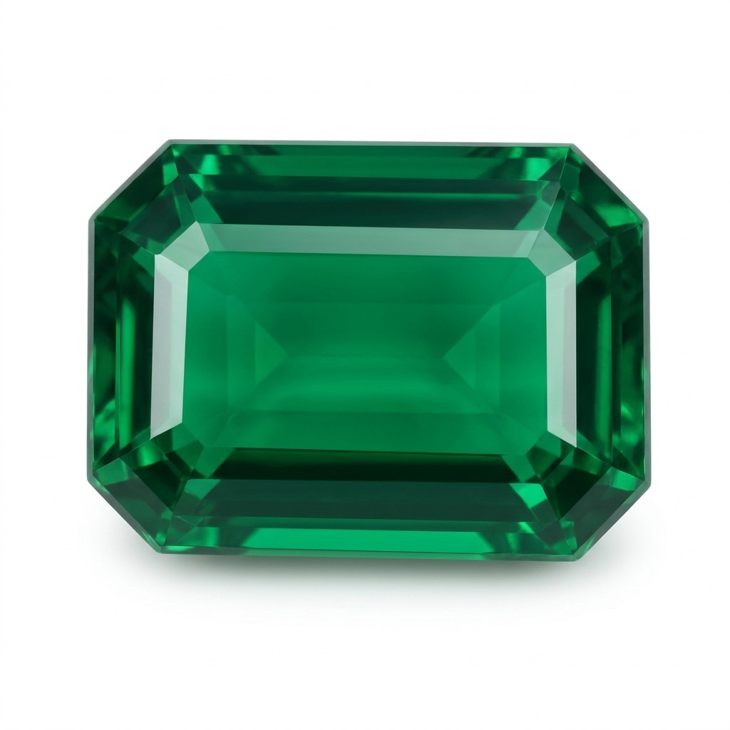 Natural Green Emerald Cut 65.23 Ct Pendant Size Loose Gemstone Certified