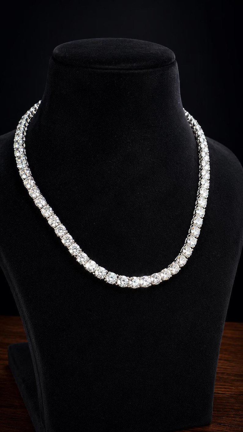 Moissanite tennis chains Bracelets VVS 5MM