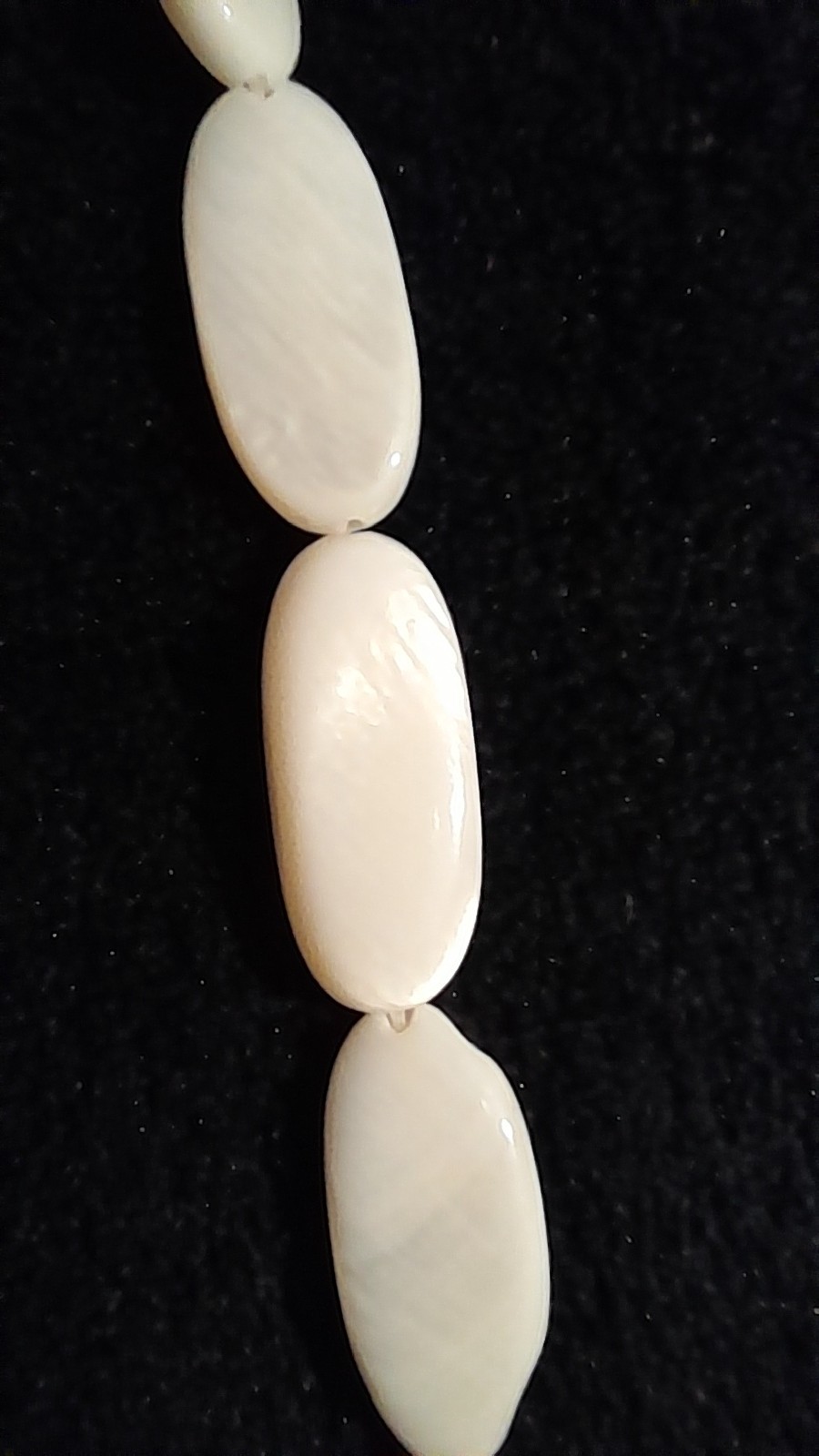 Mother of Pearl Prayernecklace – handmade 40cm length approx – FAST UK DELIVERY