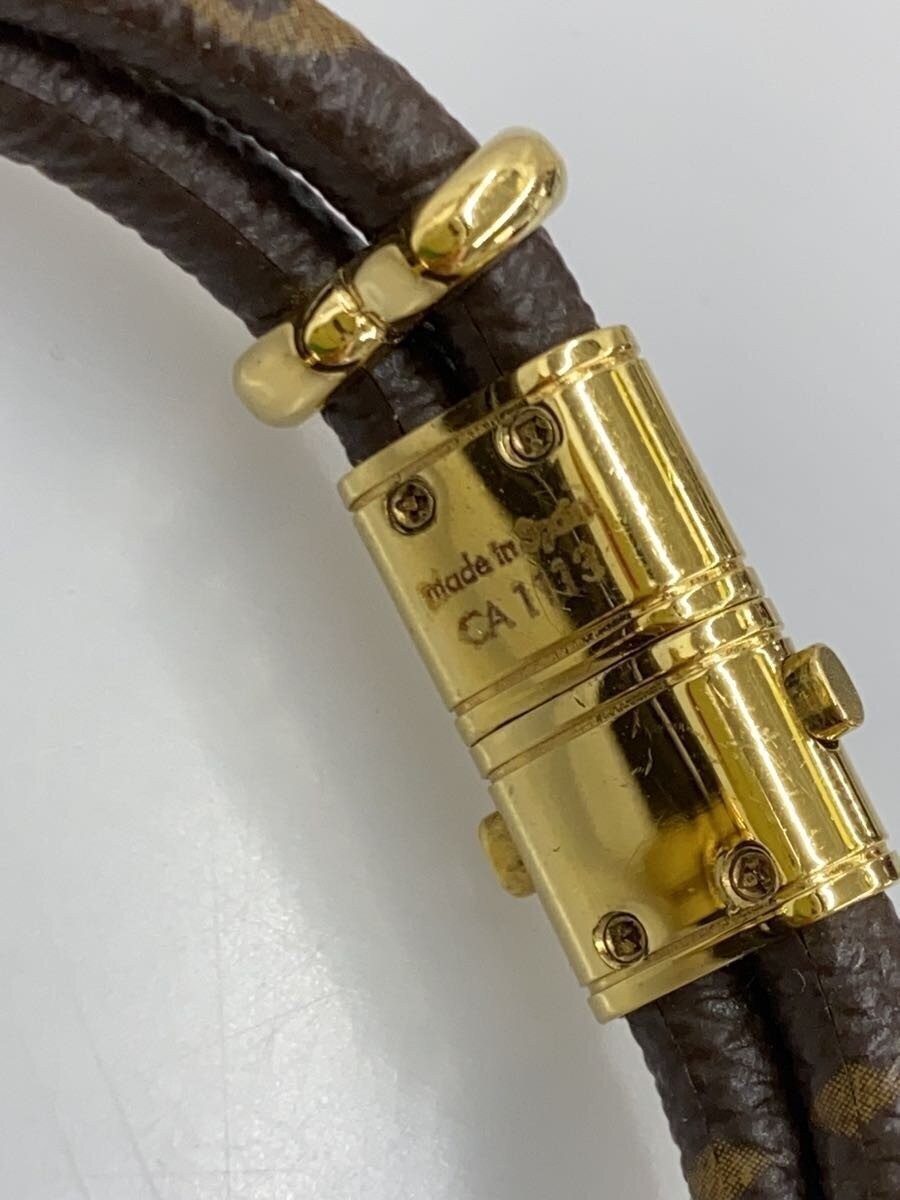 Louis Vuitton Bracelet Authentic Keep It Twice M6640E Color Brown From Japan