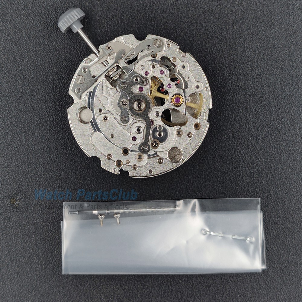 NEW Japan Miyota 82S0 Automatic Movement 21 Jewels Skeleton Silver/Gold Version