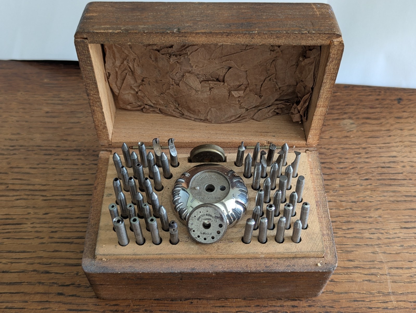Boley & Leinen Staking Set, Complete, 50 pcs, 4mm Stakes, Watchmaker Tool