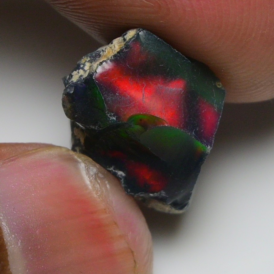 Natural Ethiopian Black Opal Rough 8.90 Ct – Ideal for Jewelry, Welo Fire Opal