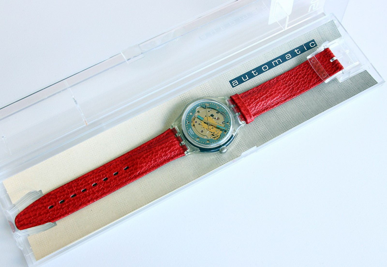 1992 Swatch Automatic – SAK101 – Red Ahead – New