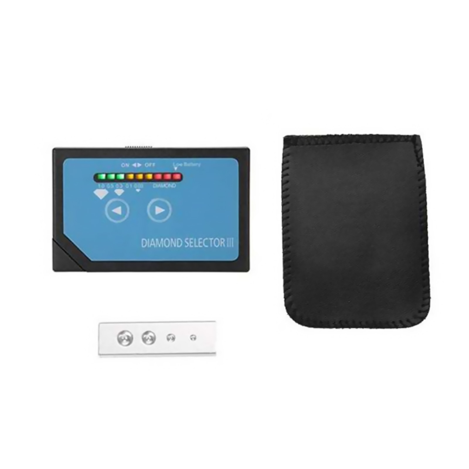 Portable Diamond Tester Selector Illuminated Jewelry Gemstone Testing Tool Kit