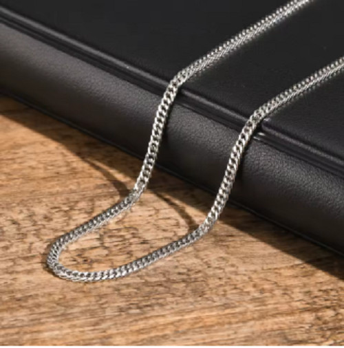 3mm/5mm/7mm/9mm Chain Stainless Steel Jewelry Link Curb Necklace Gift For Men