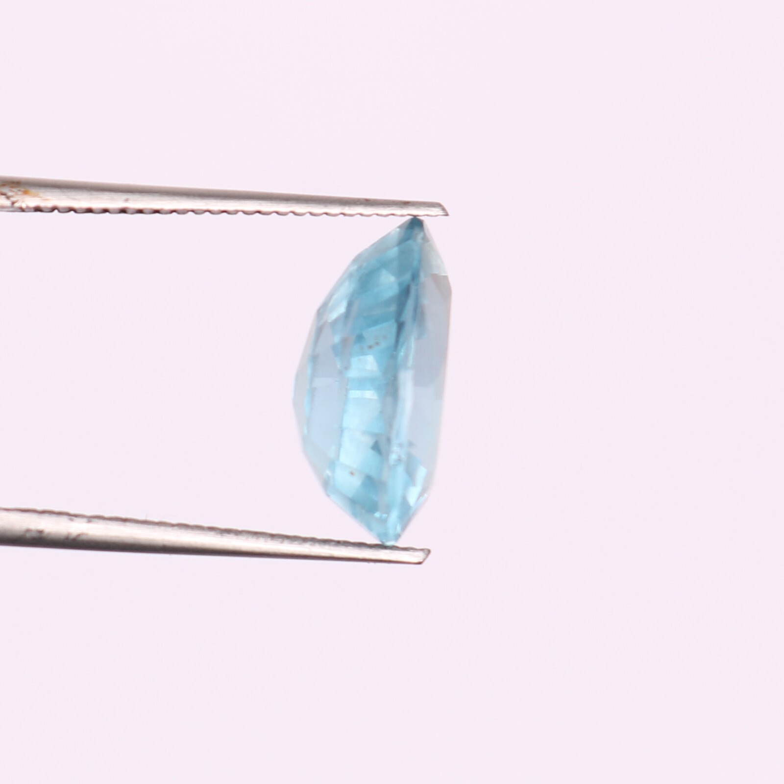 AAA+ GORGEOUS SWISS BLUE TOPAZ 6.45 cts PEAR SHAPE LOOSE GEMS For JEWELRY & GIFT