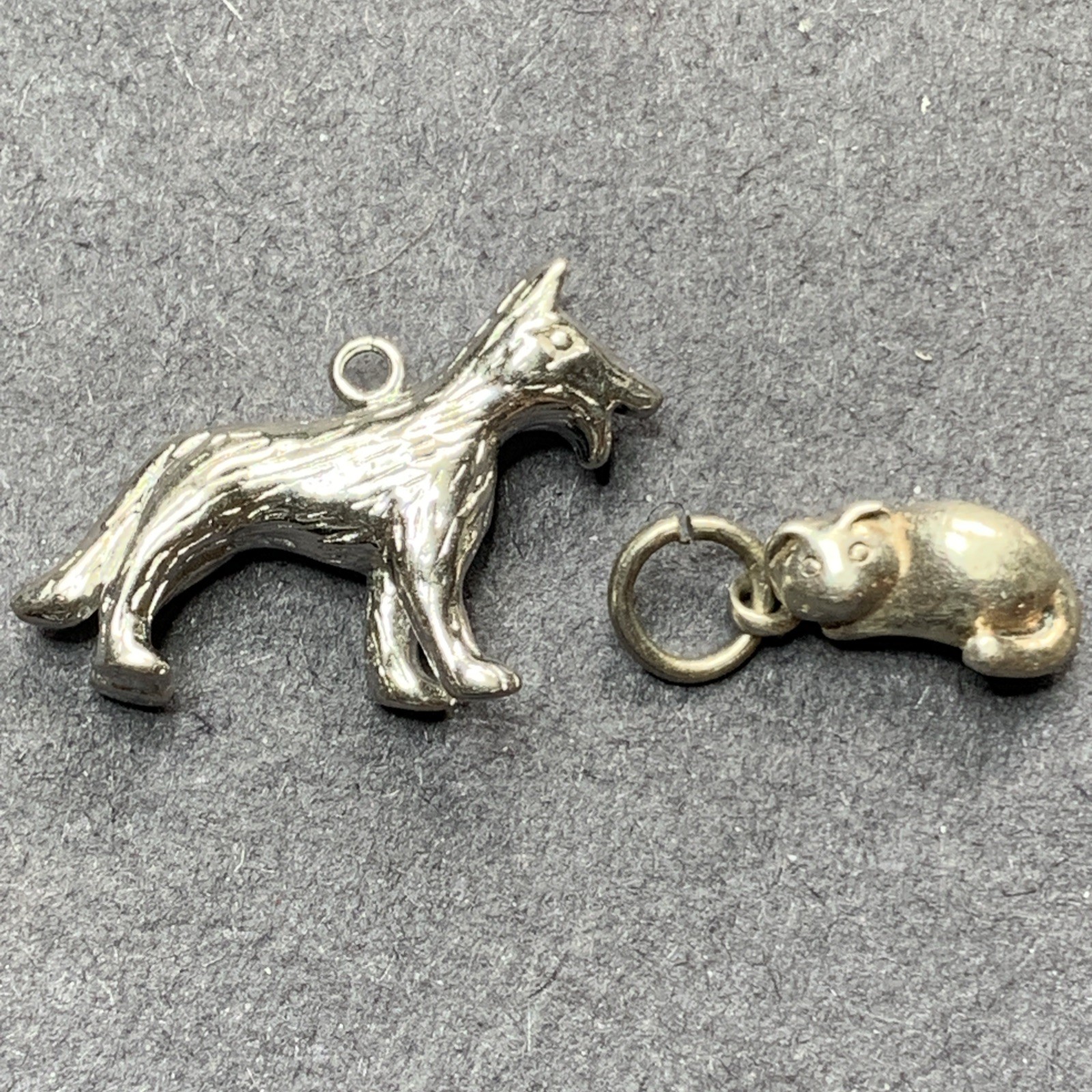 STERLING SILVER 925 Lot Necklace Pendant SS30 Cat Dog Scottie Animal Pets