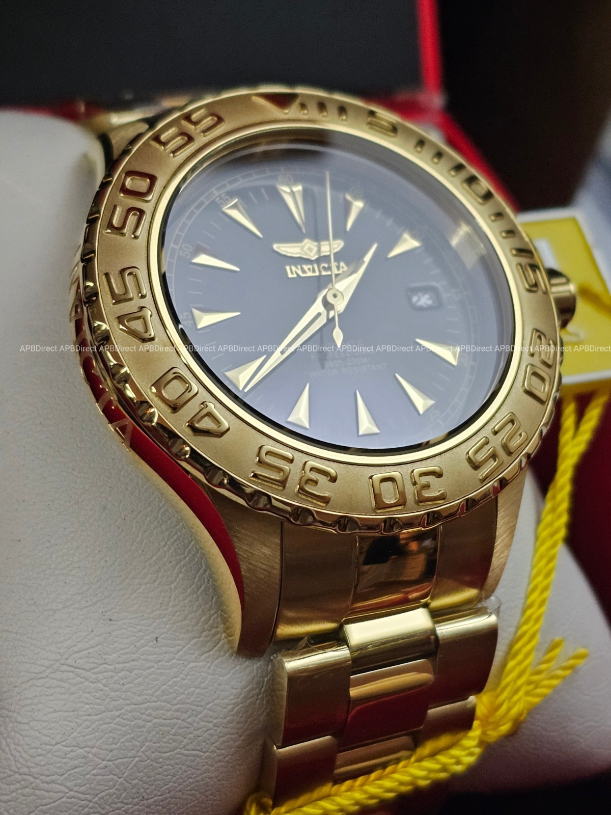 Invicta – Ocean Ghost Automatic – Gold Plated – Exhibition Caseback – mens watch
