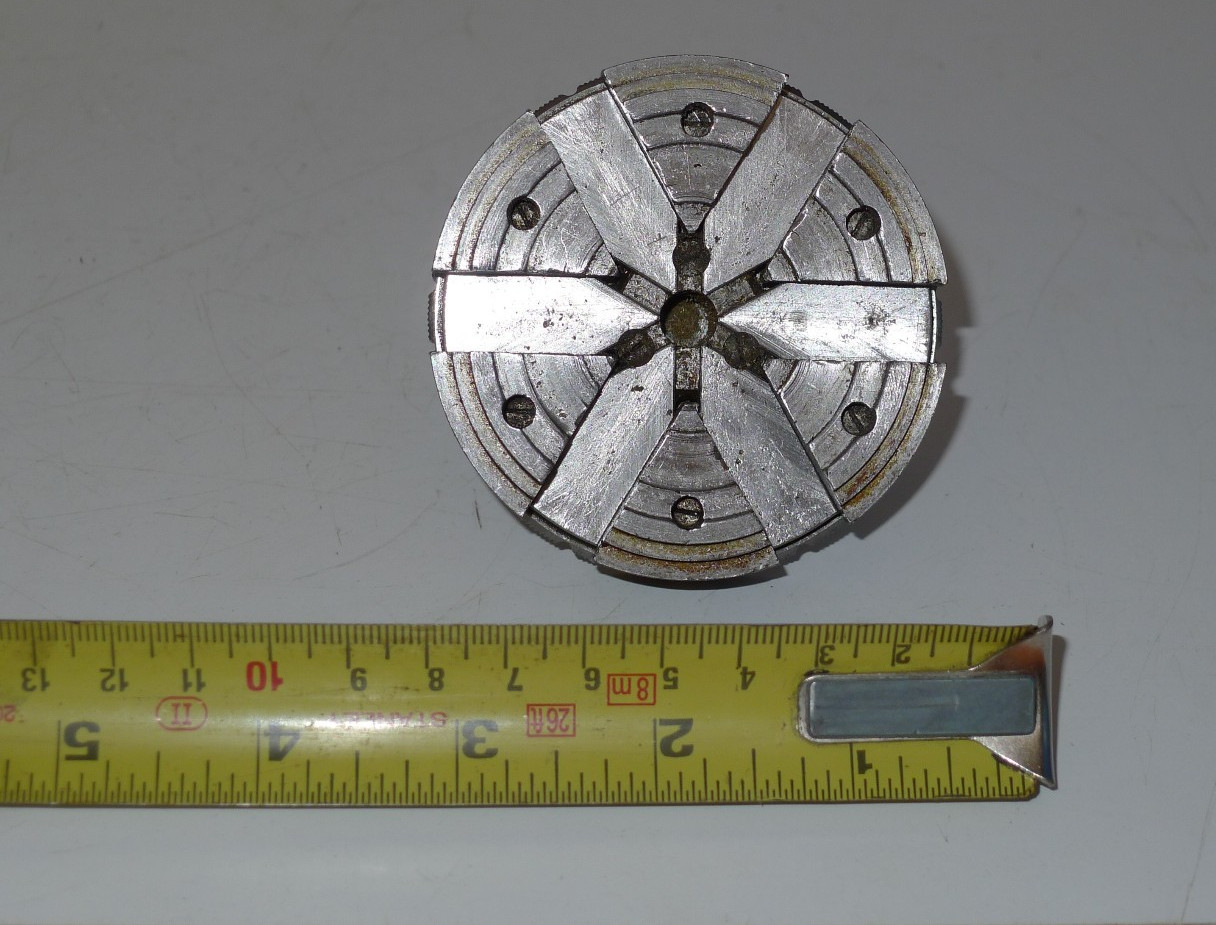 BERGEON 50 Lathe 6 JAW Watchmakers Universal Bezel Scroll Chuck 1766 8mm Collet