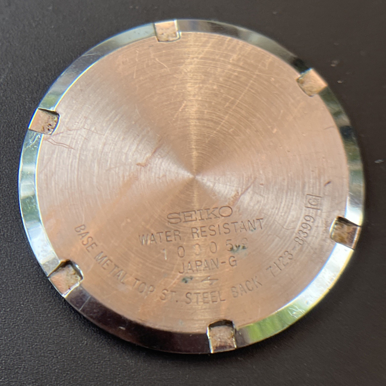 VTG Seiko 7123-8399 Case Backing for Parts
