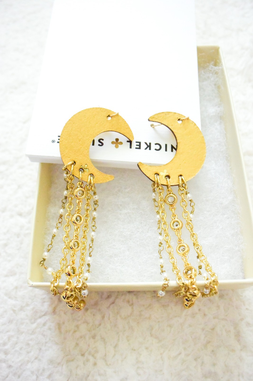 *Nickel & Suede* Hammered Gold Athena Earrings – NEW! – HTF!