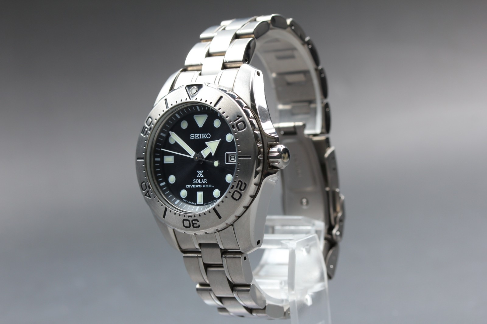[N MINT w/ BOX] SEIKO Prospex Diver’s V147-0AW0 Titanium 39mm Solar Men’s Watch