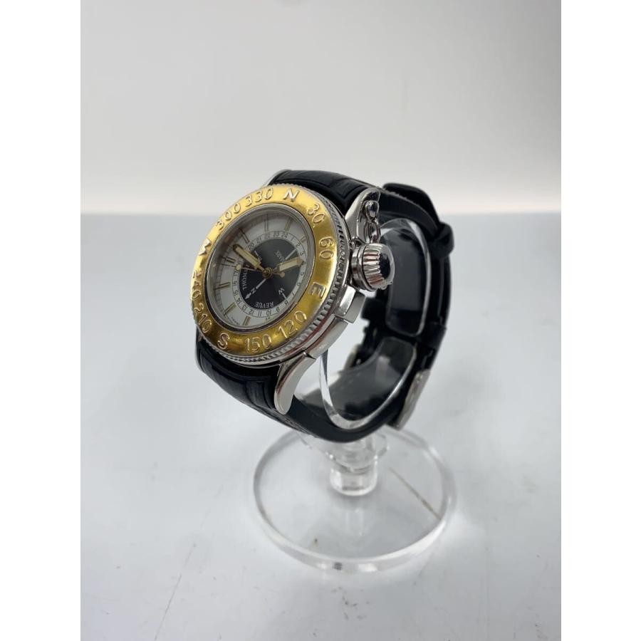 Revue Thommen Quartz Watch White Rubber 1990 Lmark rth Pole