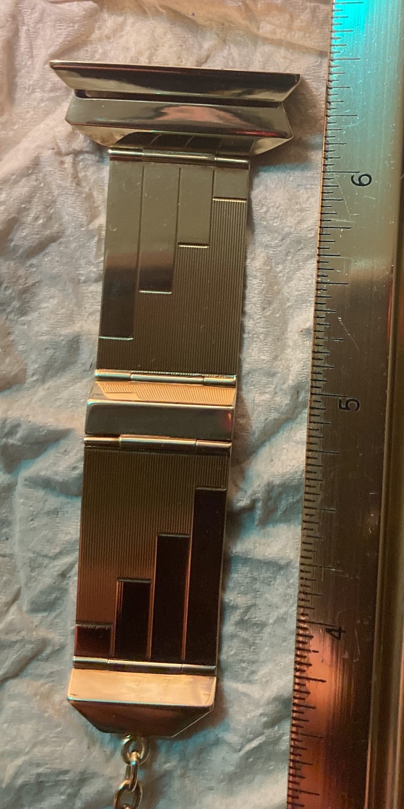 ANTIQUE 1920’s 22K/885 SOLID GOLD ART DECO WATCH FOB – 17.5g