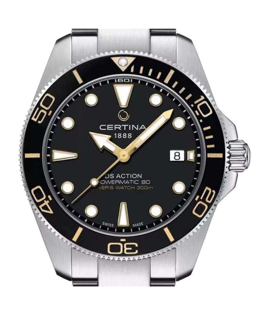 CERTINA Men Analog Automatic Casual Watch Classic Dress Black Dial Waterproof Ro