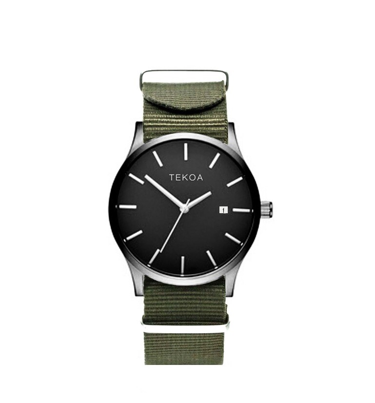 Watch Minimalist Casual Business Japan Movement for Men Women Ladies Nylon Band