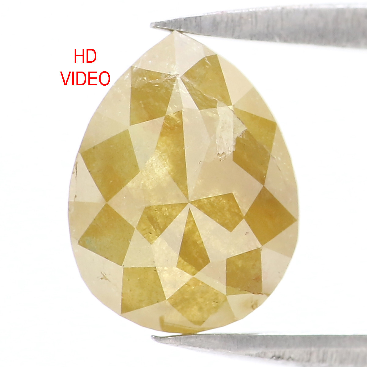 1.93 CT Natural Loose Pear Shape Diamond 9.35 MM Yellow Color Diamond LQ2693