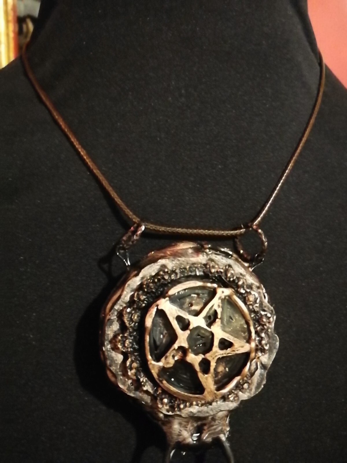 Inverted Pentagram Gothic Talisman Satanist Pendant Satan Amulet Satanic Symbol