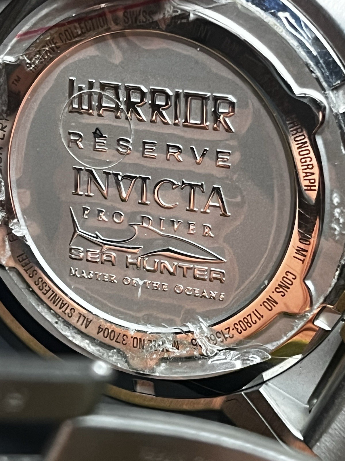 INVICTA Sea Hunter Warrior Men 1.5-1.6 CTS Diamonds 37004 56MM