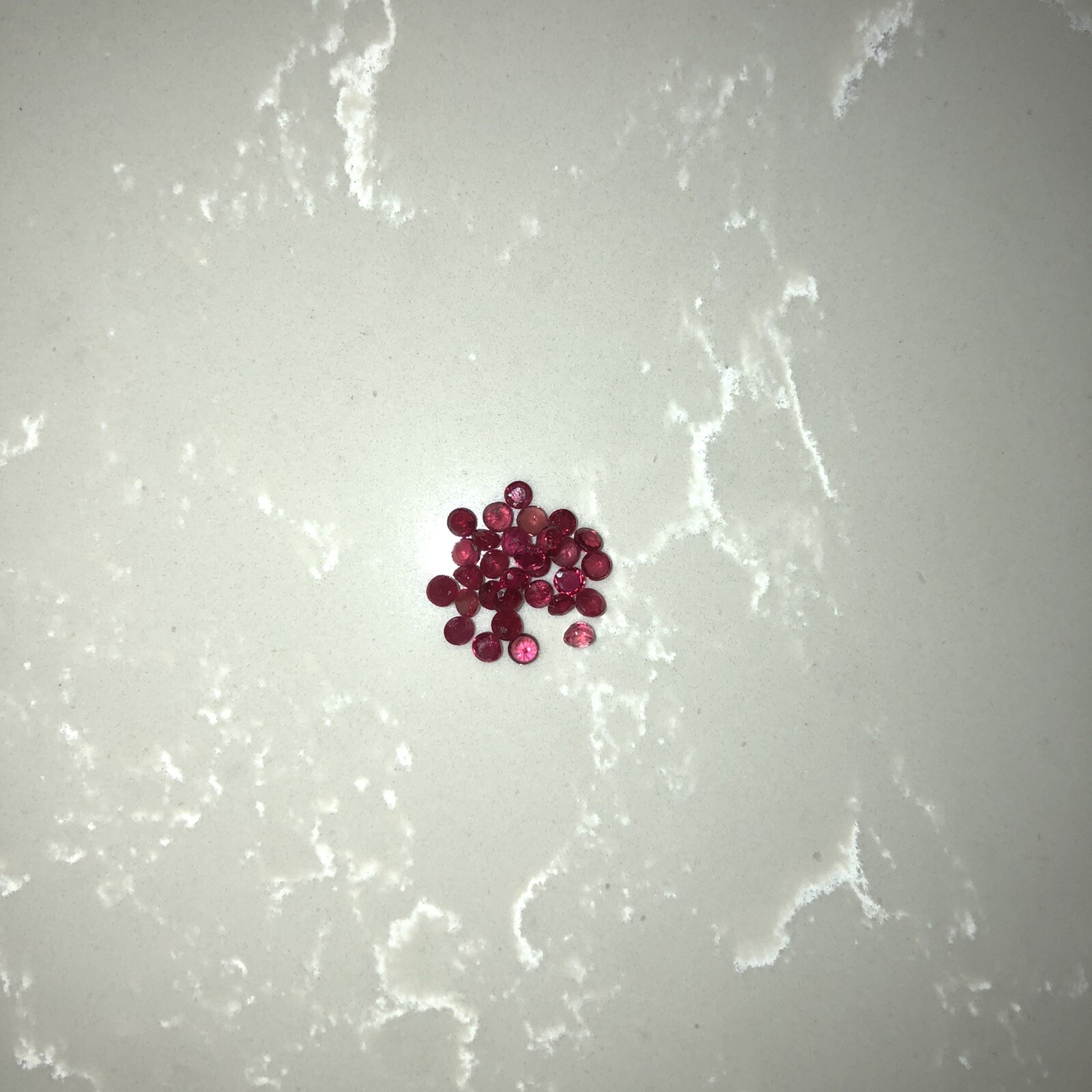 100% Natural Round Burmese Ruby 2mm (0.03 ct)
