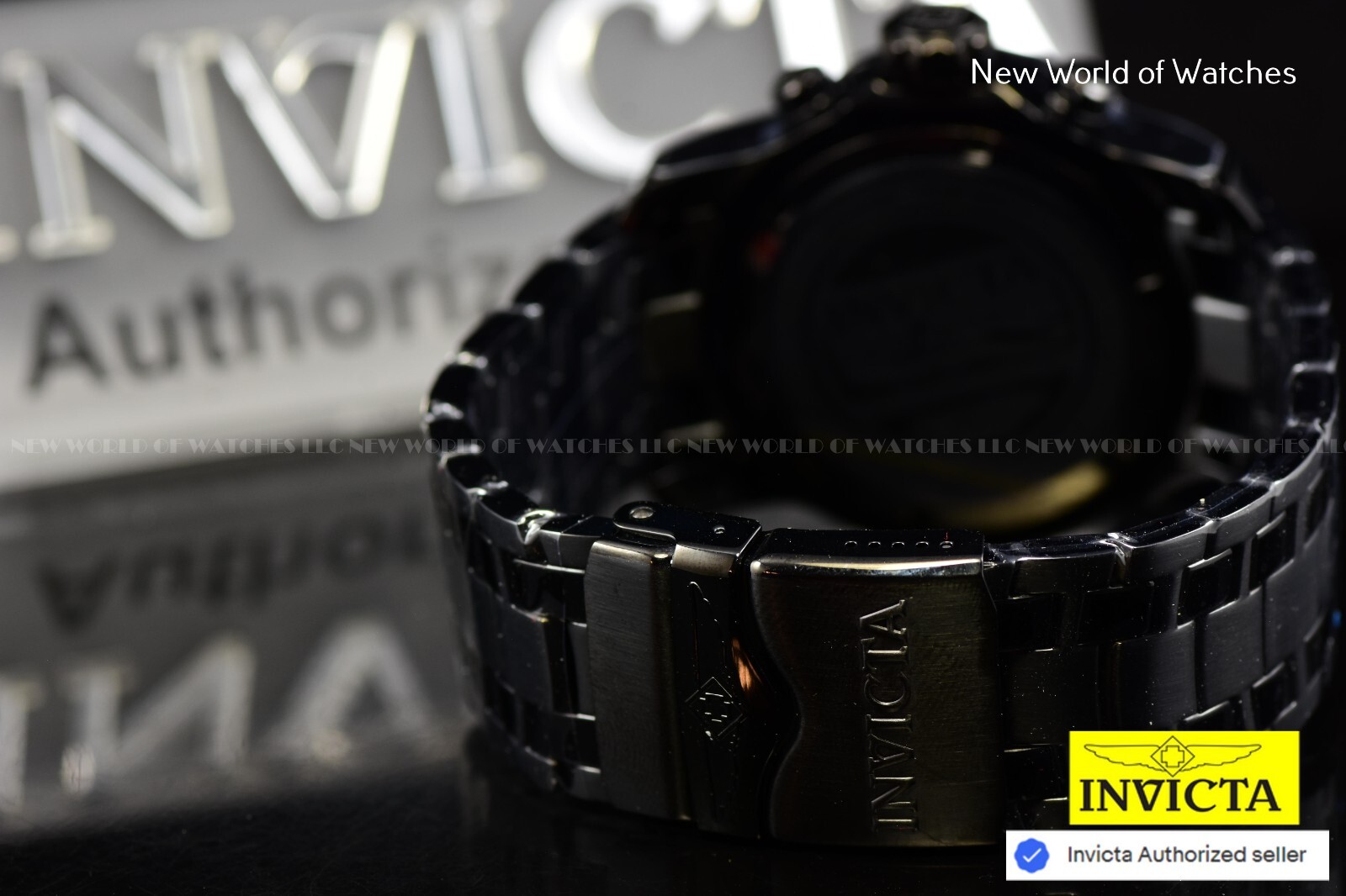 Invicta Men’s Pro Diver Scuba Chronograph Triple Black Combat Bracelet NEW Watch