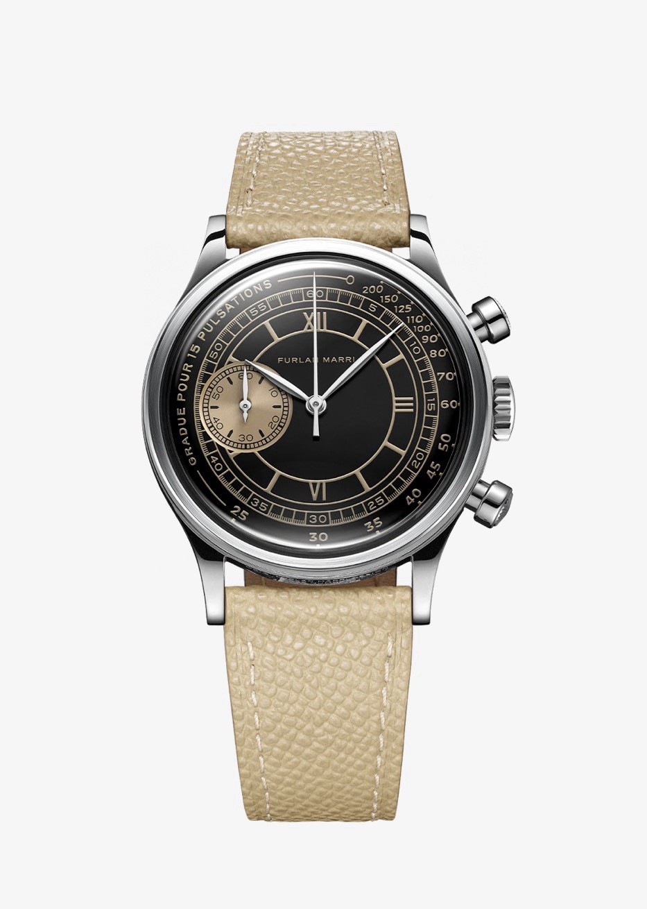 Furlan Marri Nero Sabbia Chronograph Mecha Quartz 1072-A Pulsometer