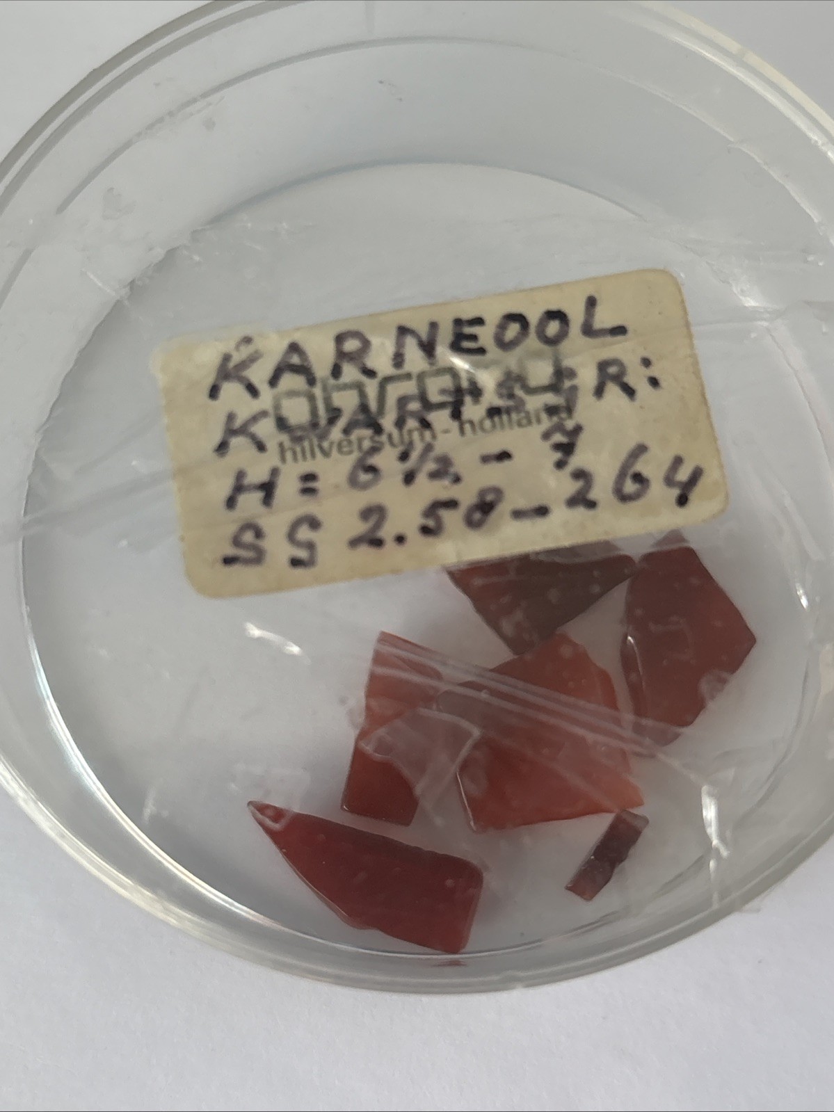 NATURAL CARNELIAN RECTANGLE FLAT TOP BOTH SIDE GEMSTONE Lot Of 6